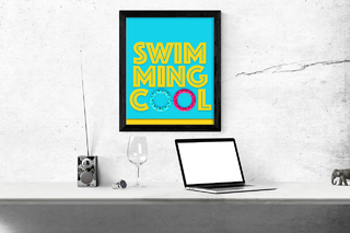 Affiche Swimming Cool
