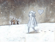 Bianca vestito di neve