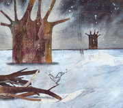 Bianca vestito di neve