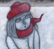 Bianca vestito di neve