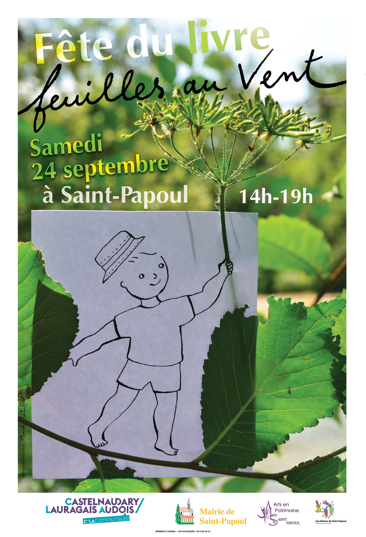 Affiche de la fête du livre de Castelnaudary