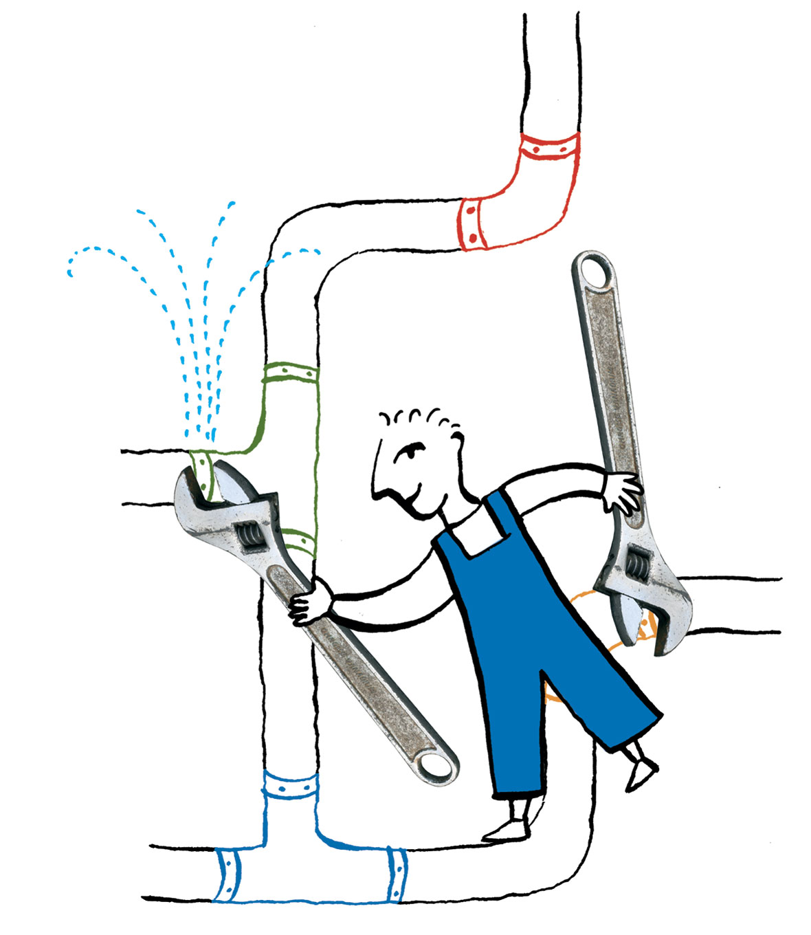 Illustration pour une usine de production d'eau