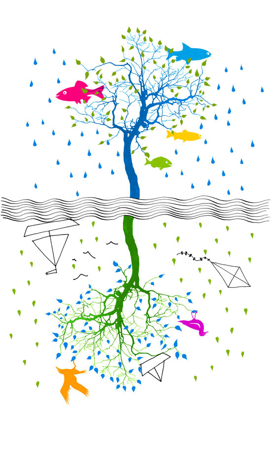 Illustration pour une usine de production d'eau
