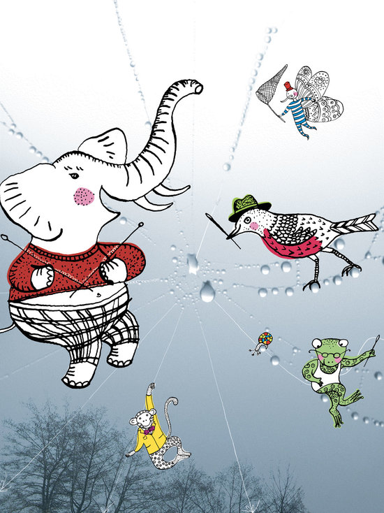 Un éléphant se balançait
