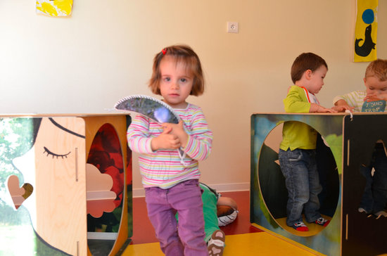 Je suis Tout un jeu : les tunnels et les coussins
