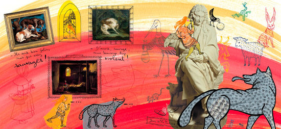 Le loup du Louvre - Atelier du poisson soluble - 2006