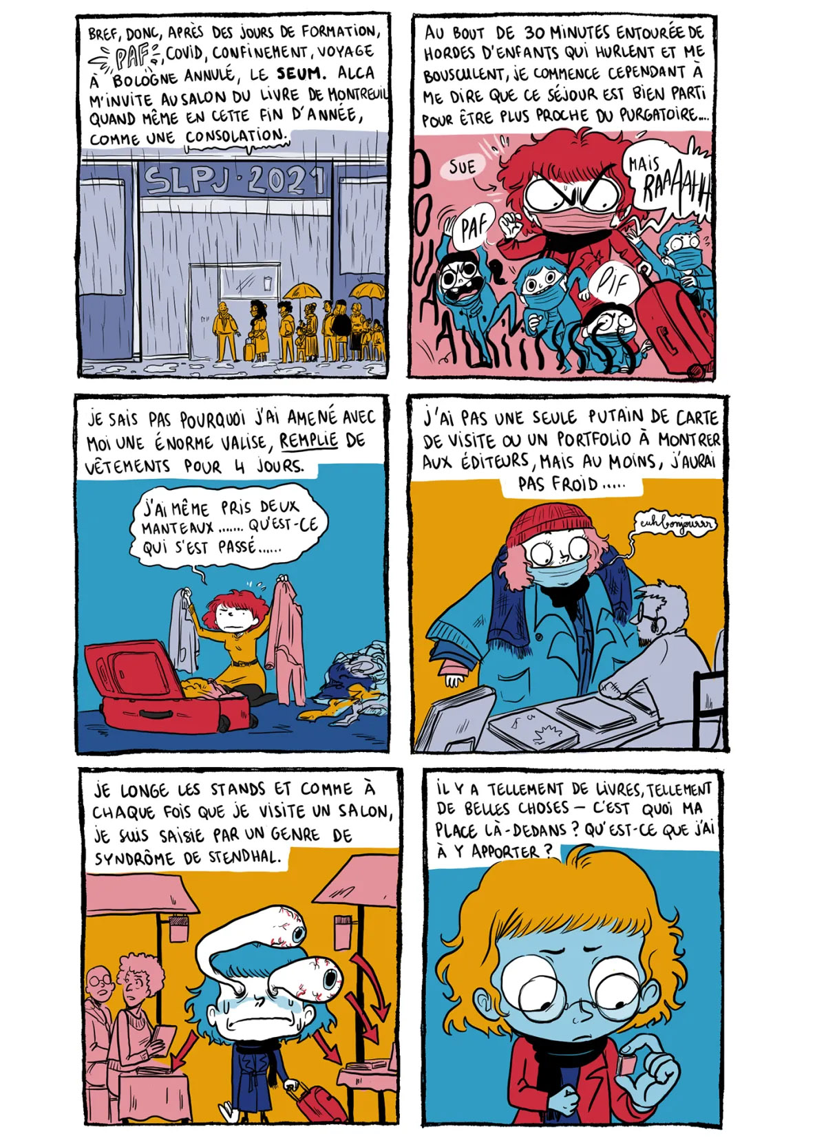 Participation à la Gazette #1 de la Journée Mondiale (libre) de l’Autobiographie en Bande dessinée, organisée avec Denis Vierge