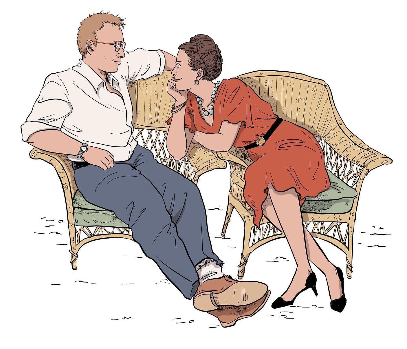 Simone de Beauvoir & Nelson Algren