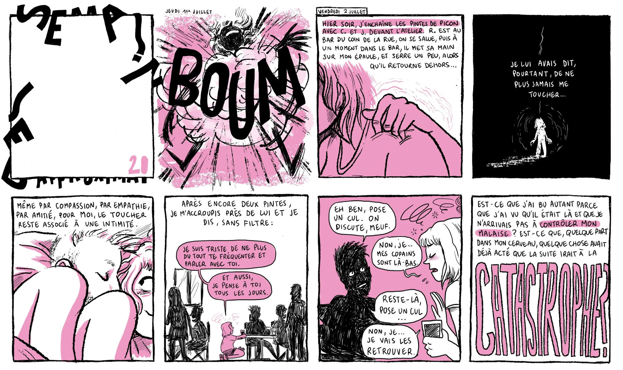 Semainier approximatif - journal en bande dessinée