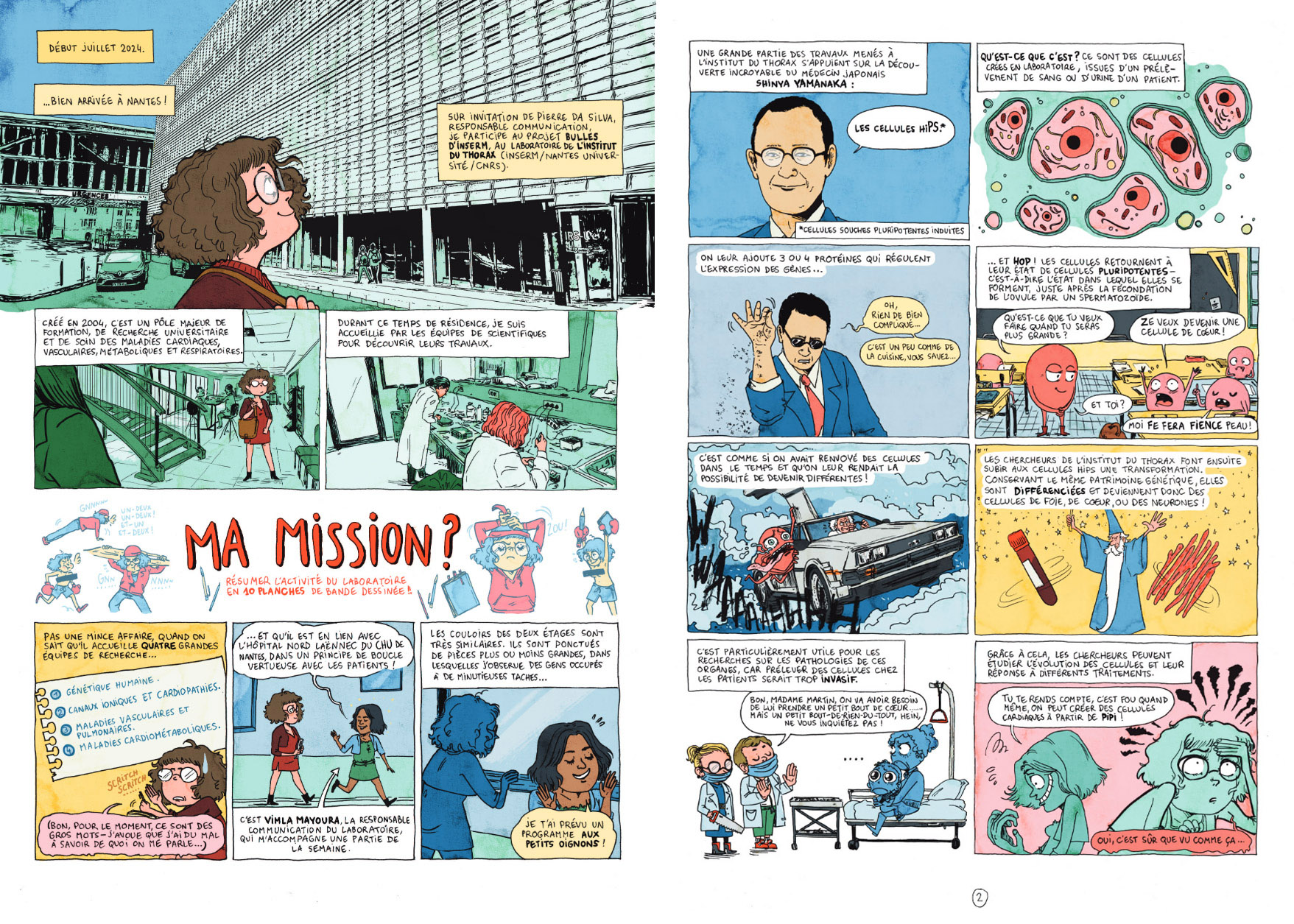 Résidence Inserm à l'Institut du thorax de Nantes - P.1-2