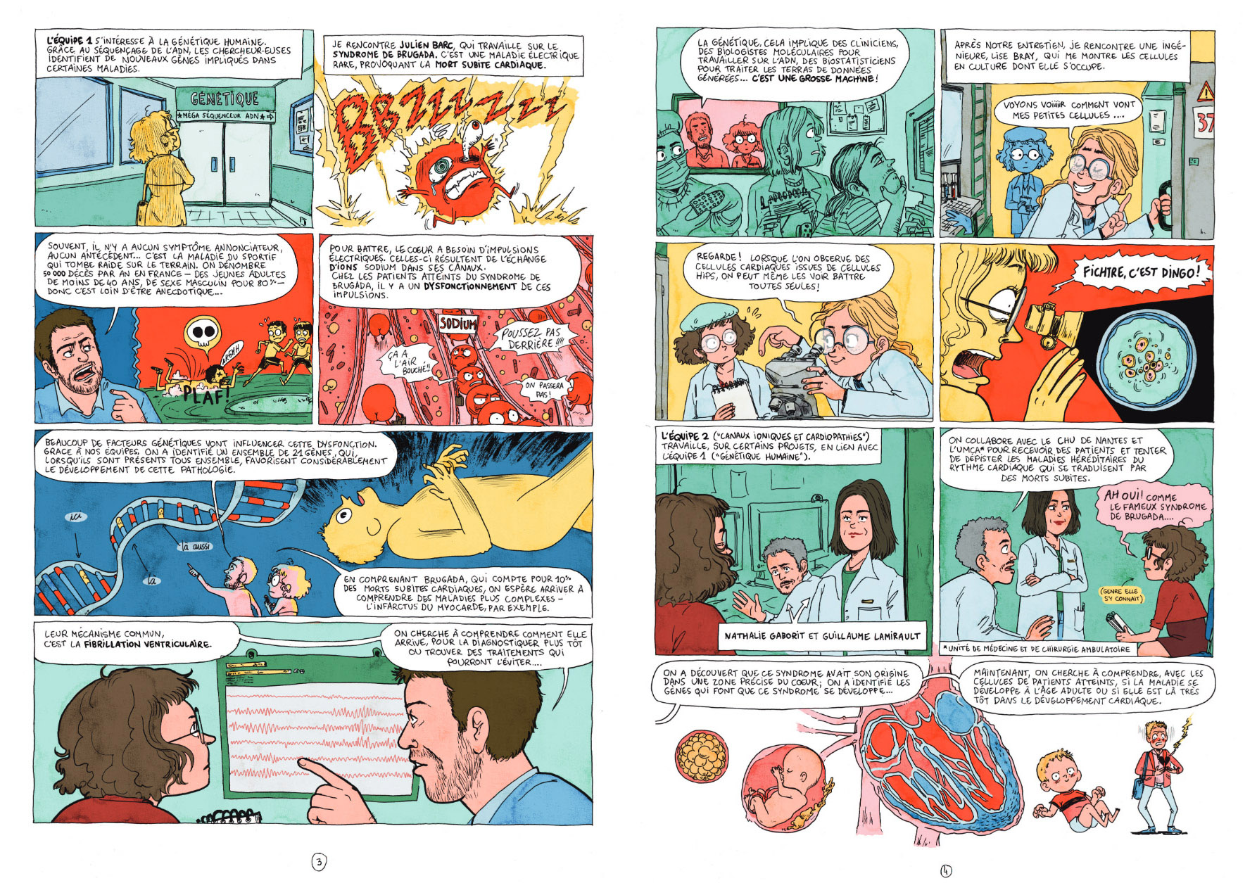 Résidence Inserm à l'Institut du thorax de Nantes - P.3-4
