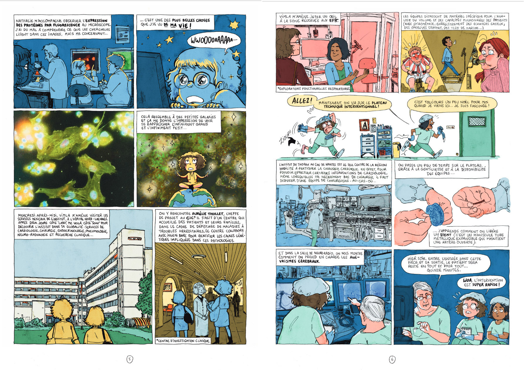 Résidence Inserm à l'Institut du thorax de Nantes - P.5-6