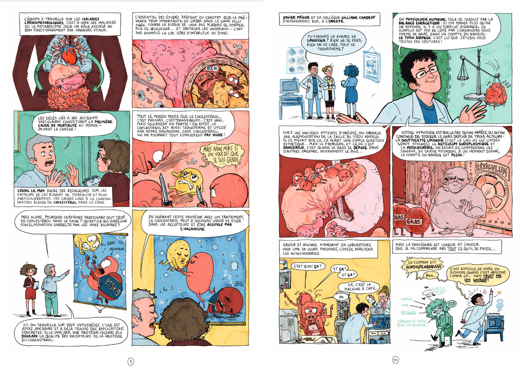 Résidence Inserm à l'Institut du thorax de Nantes - P.9-10