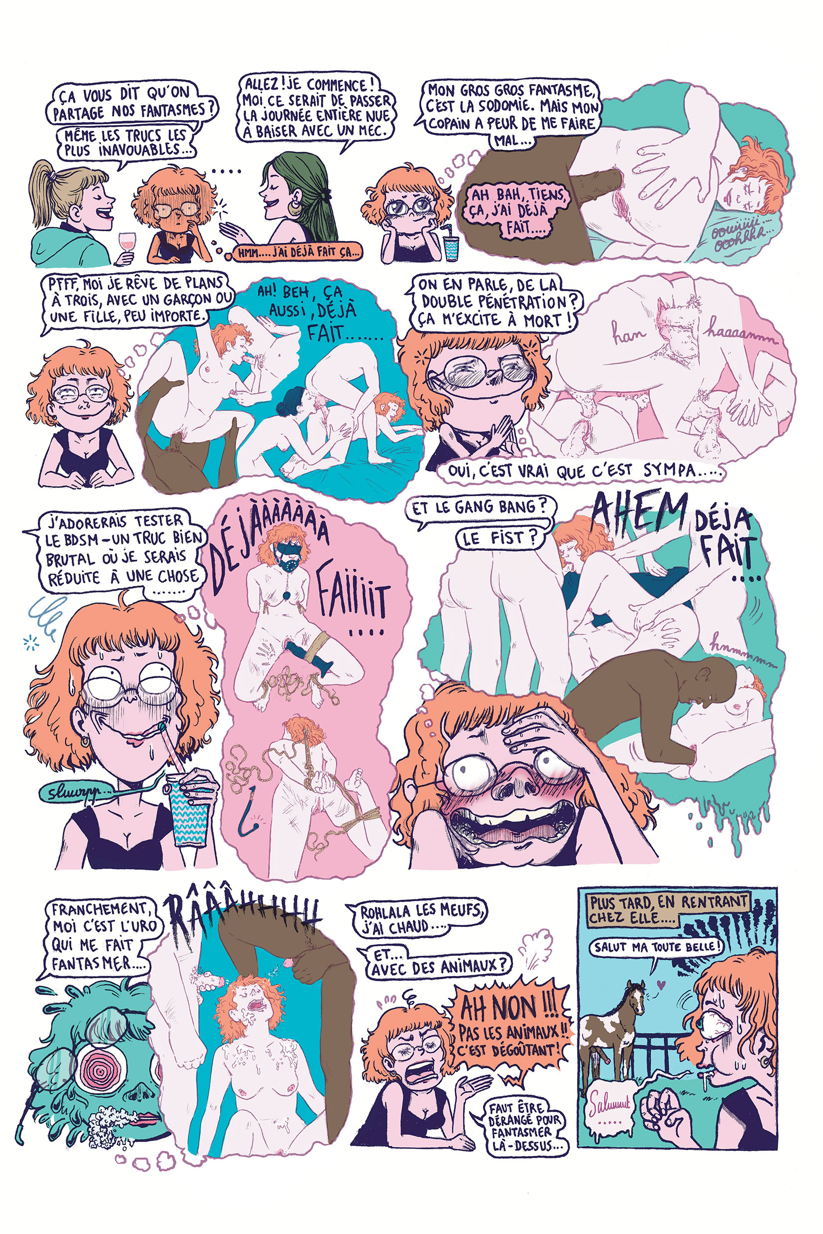 Planche réalisée pour l'exposition