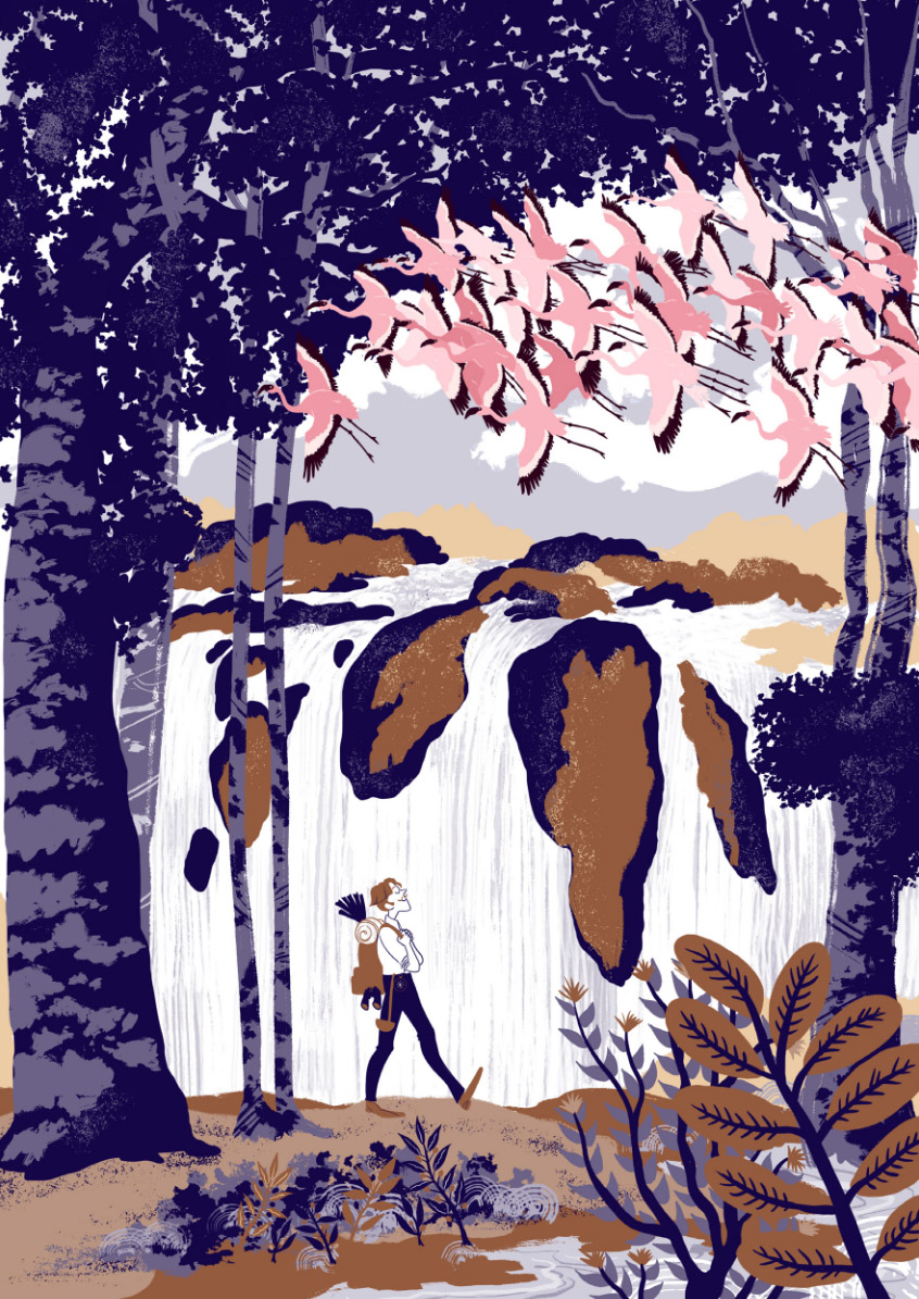 Illustration pour le restaurant Gustave (Bordeaux), 2021