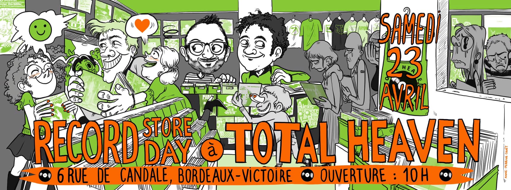 Record store day à Total Heaven (Bordeaux), 2022