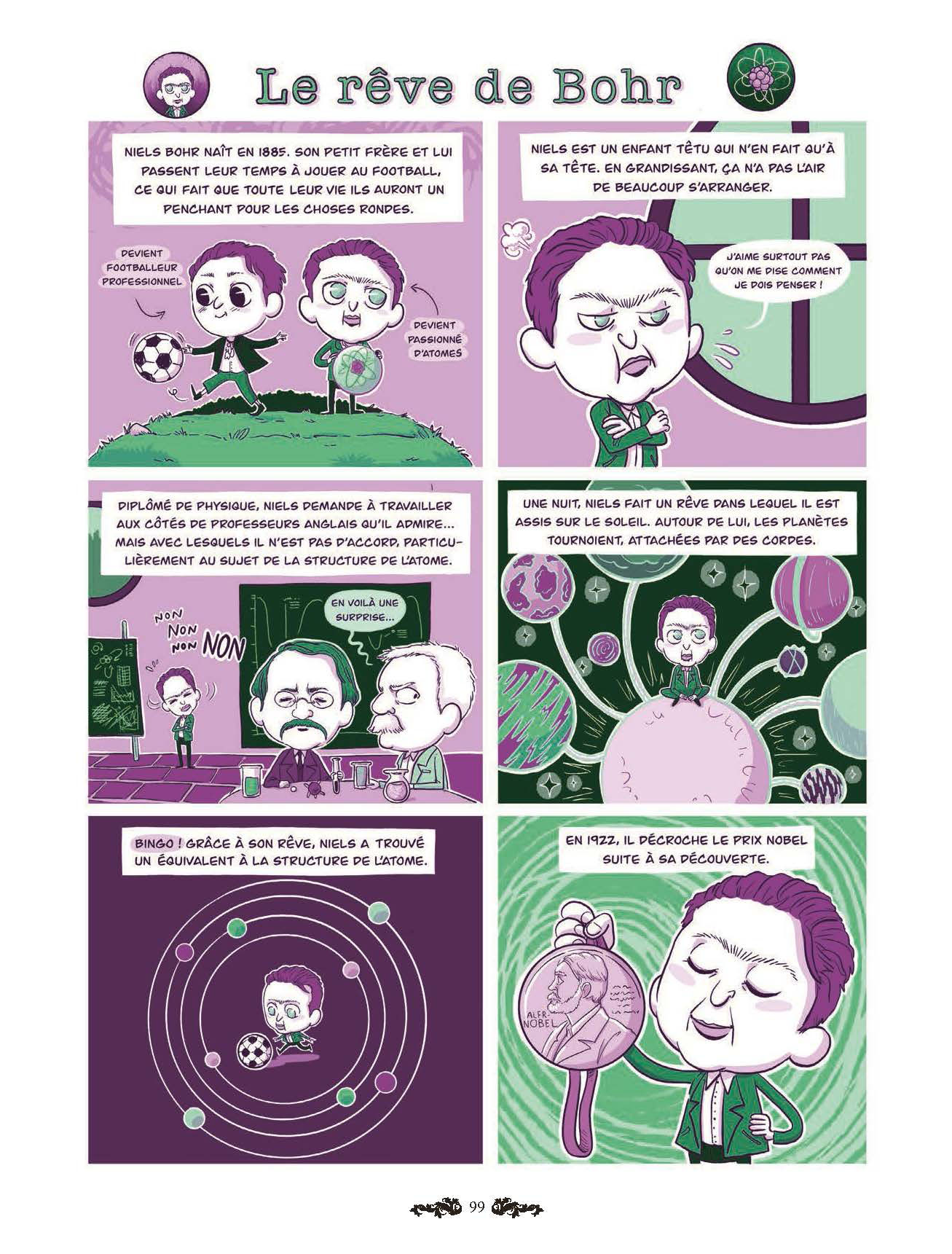 Le rêve de Bohr, planche extraite de