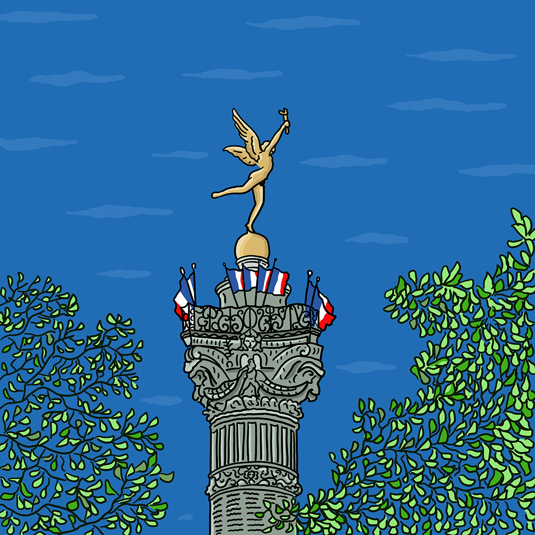 14 juillet - Antoine Meurant - antoine meurant - illustrateurs/rices