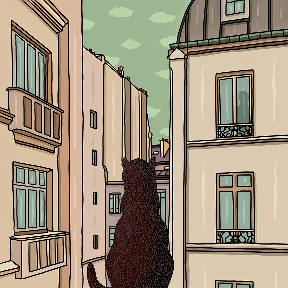 Fenetre sur cour - Antoine Meurant - antoine meurant - illustrateurs/rices
