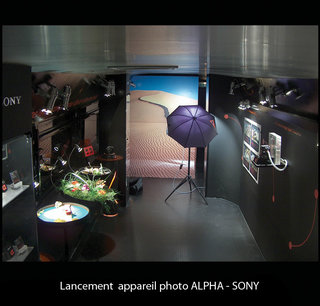 Lancement appareil photo SONY