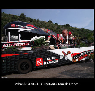 Véhicule "Caisse d'‰pargne"