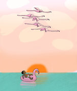 AS.lanquetin.Pink-Flamingo-boy-sea.jpg