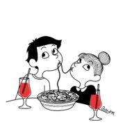 Saint-Valentin / Restaurant Les Sales Gosses de Versailles