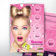 Flyer promotionnel, Institut de beauté