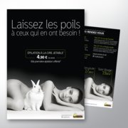 Flyer promotionnel, Institut de beauté