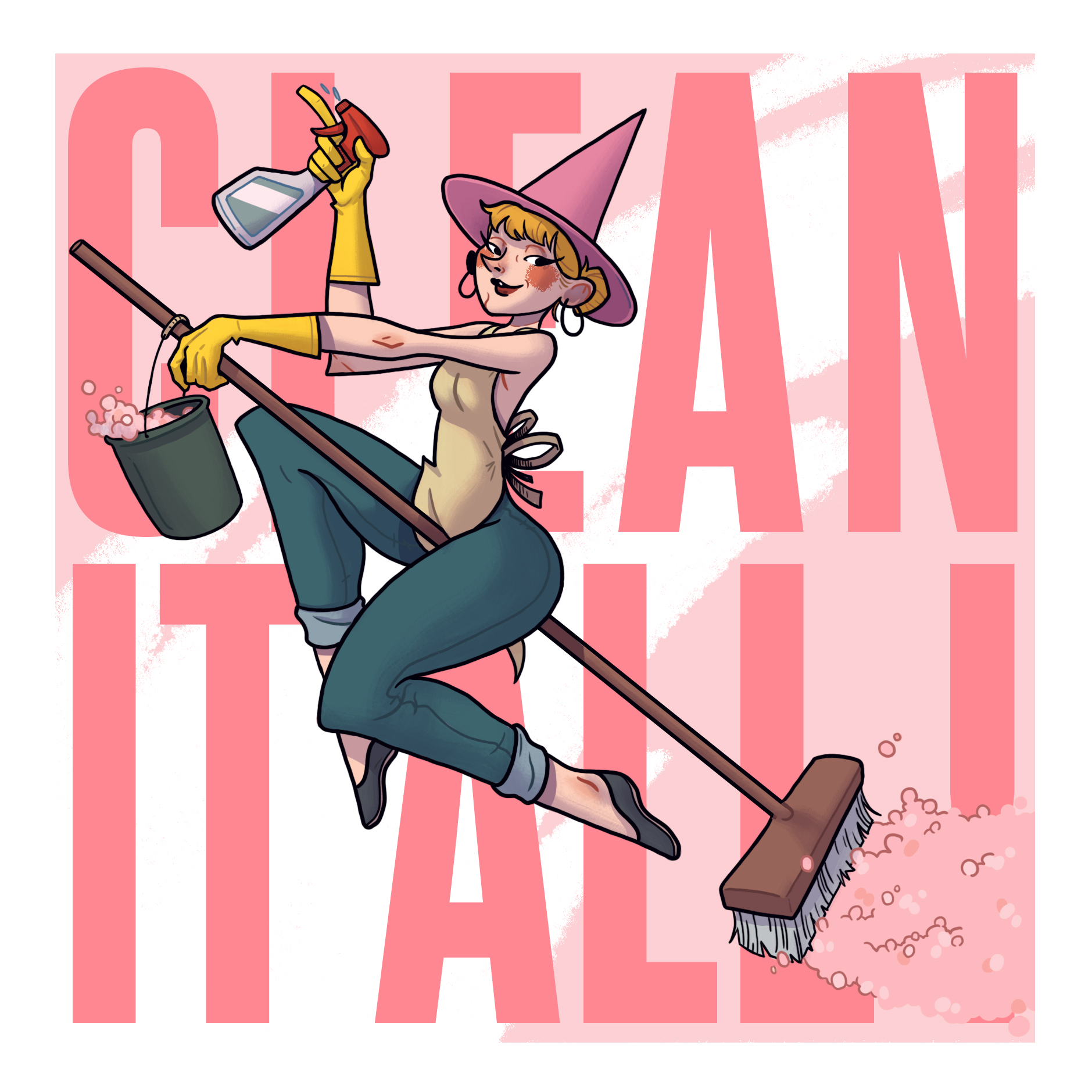 Cleaning Witch