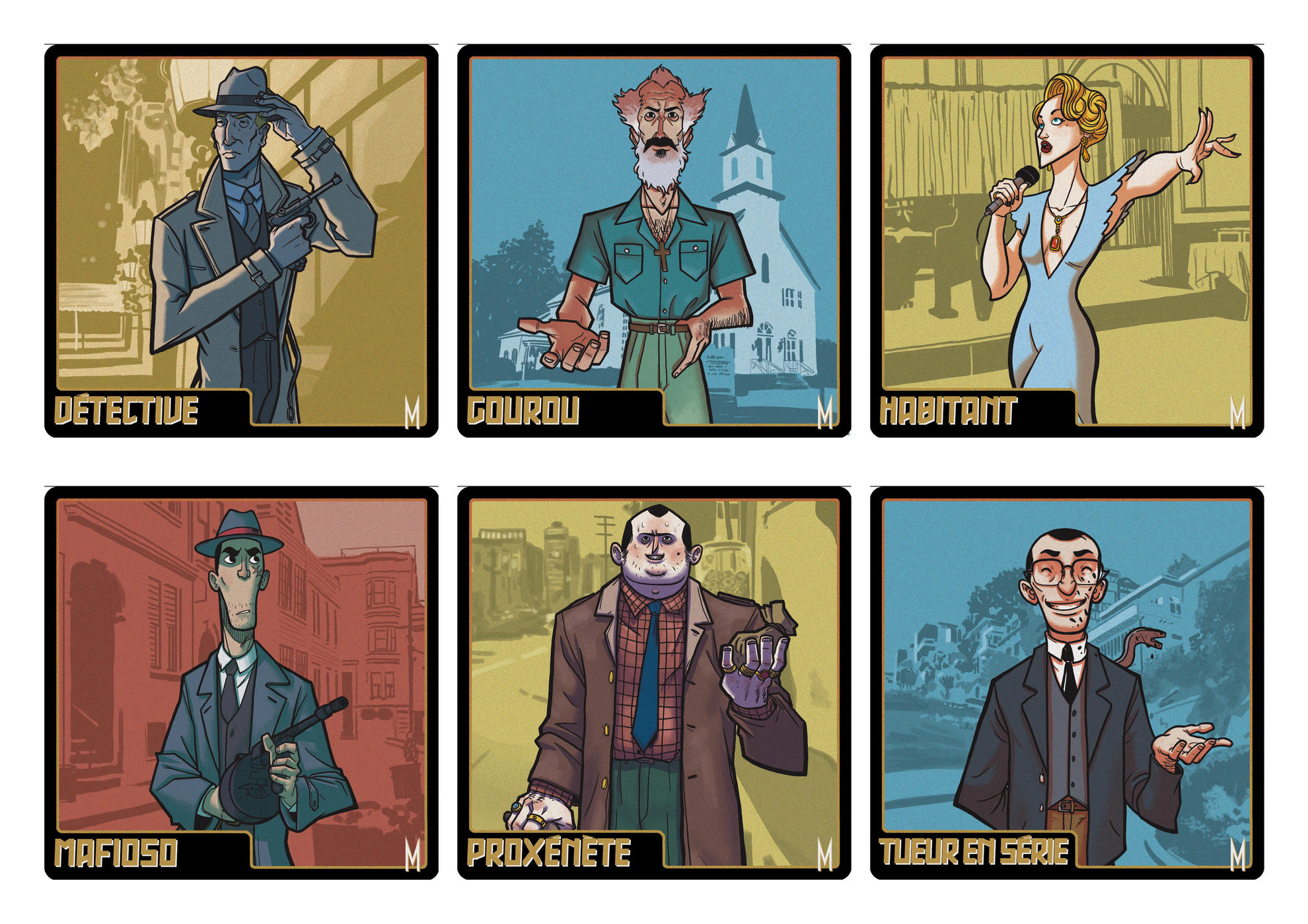 Mafia (6 out of 22 cards)