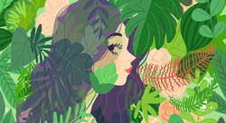 nature - végétal - virginal - jardin secret - Doré Aussi-illustrateur