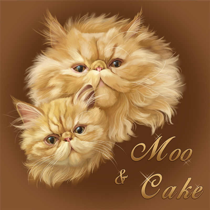 moo and cakeportrait<br/><span>cats of instagram</span>