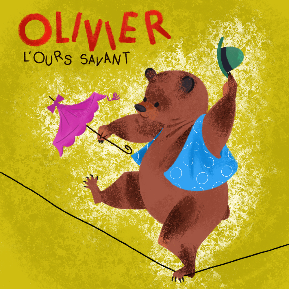 Vintagebookweek24 ; Olivier l'ours savant