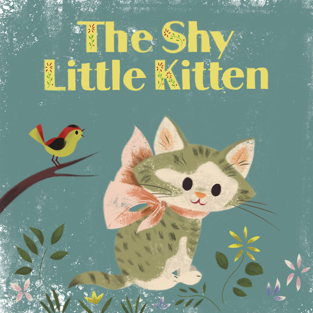 Vintagebookweek23 ; The shy little kitten.jpg