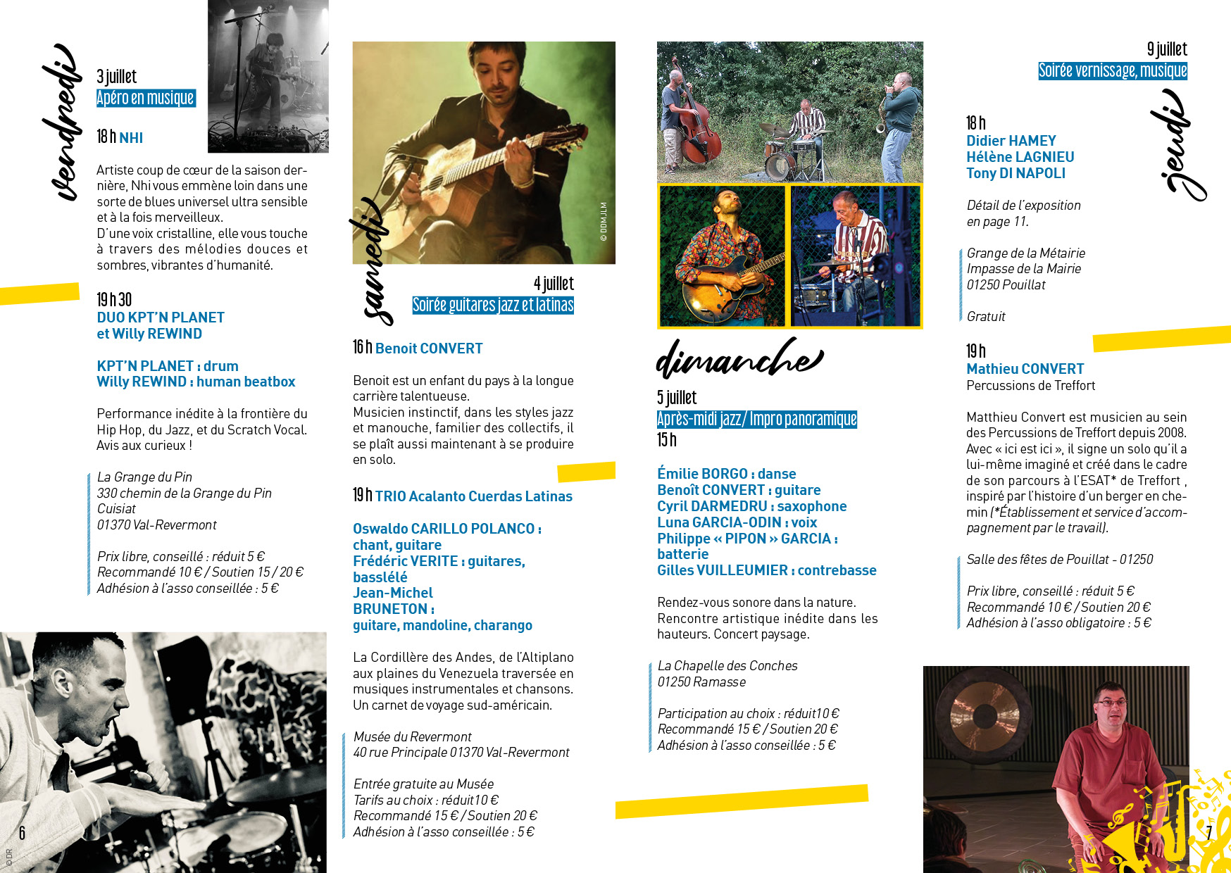 Double-page livret 16 p