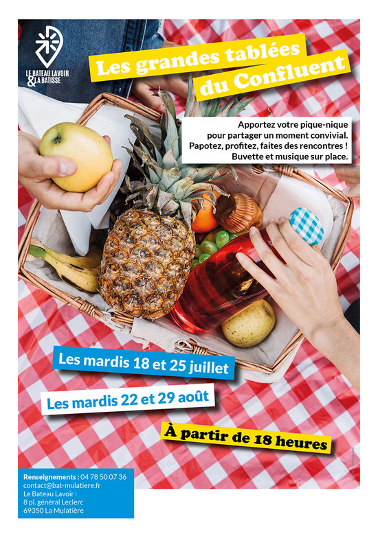 Affiche Les grandes tablées
