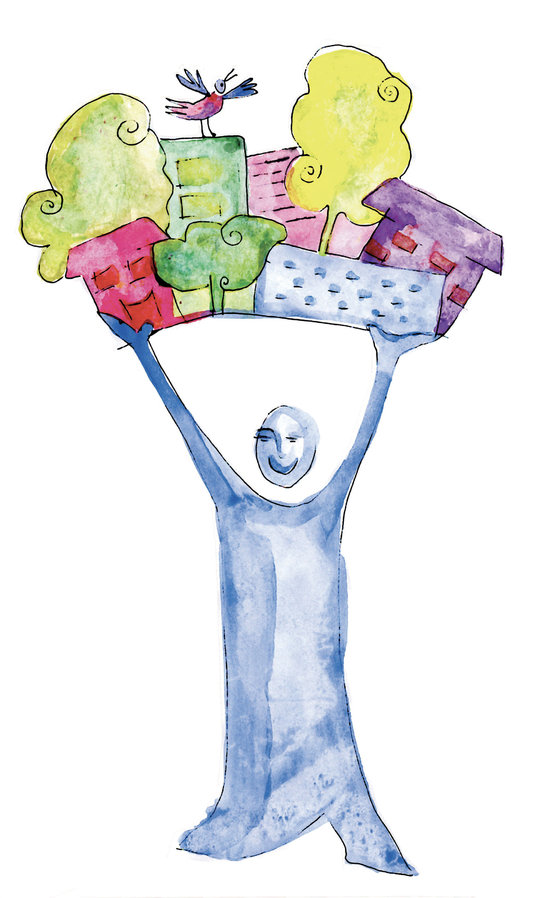 Acrylique Charte développement durable OPAC 74 (illus. page intérieure)
