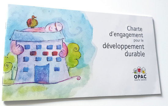 Illustration de couverture brochure
