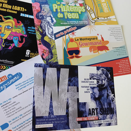 Flyers (mise en page / illustrations)