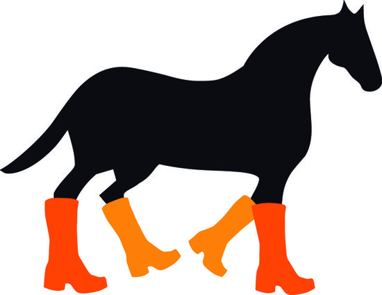 Horseboots Motif pour T-shirt