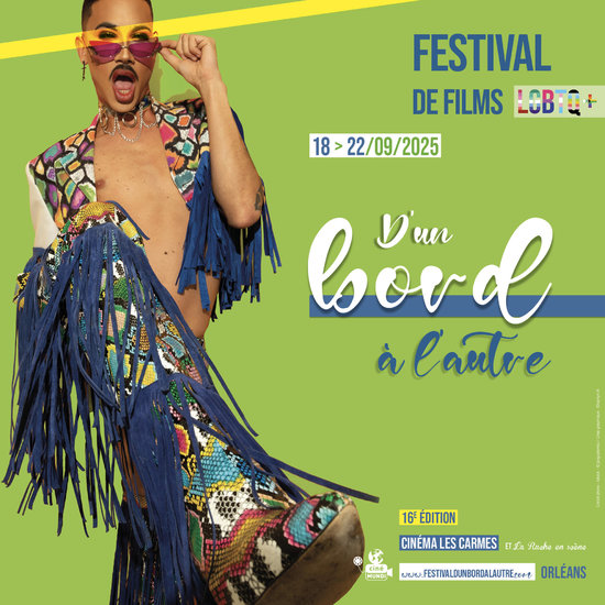 Visuel 2025 Festival de films LGBT+ d'Orléans