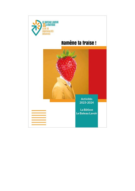 Couverture livret d'accueil Centre social (12 p.)