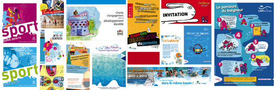Brochures, dépliants, affiches...