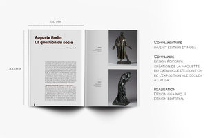 Maquette du catalogue d'exposition du Muba