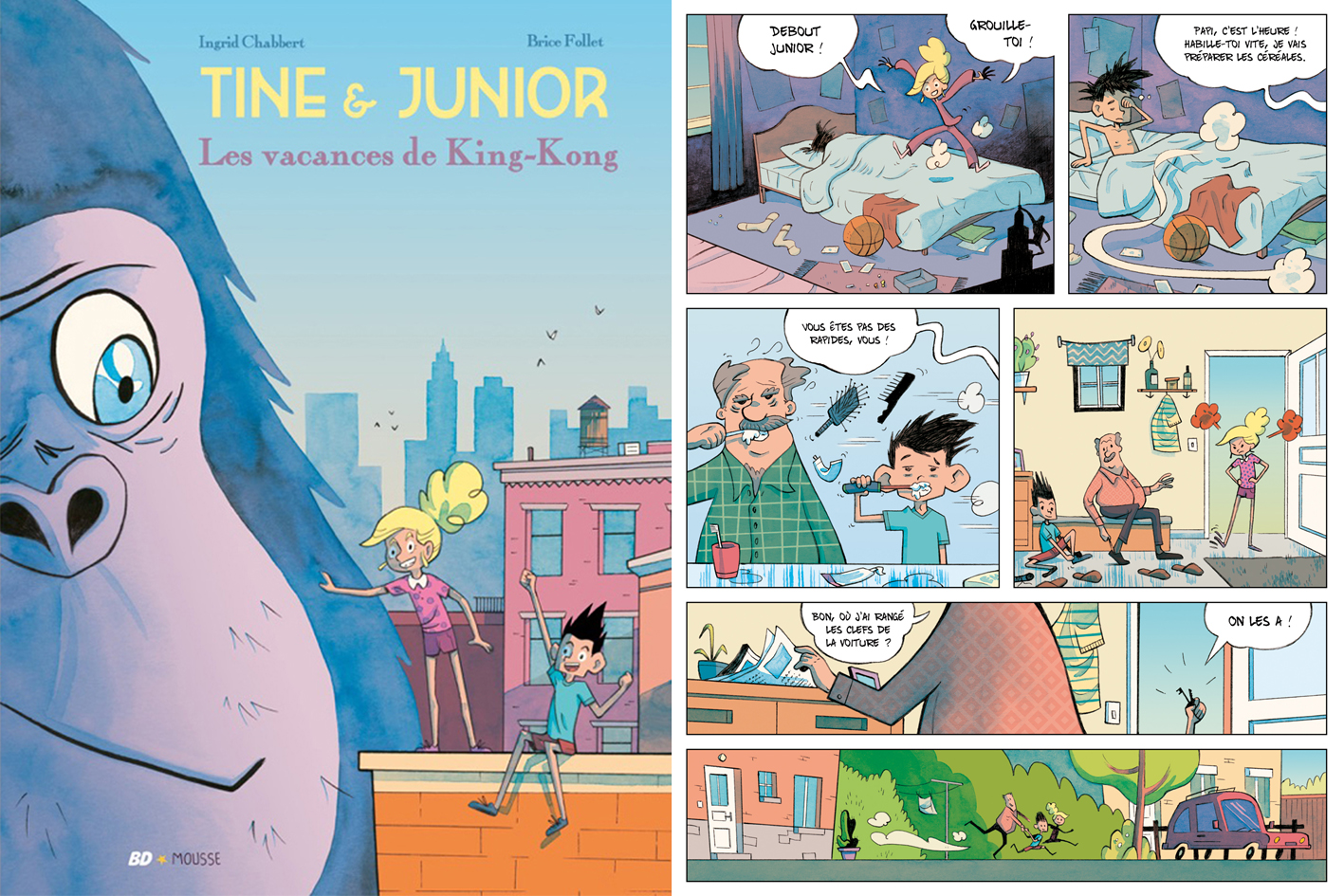 Tine et Junior 1 : Les vacances de King Kong - Ed. Frimousse
