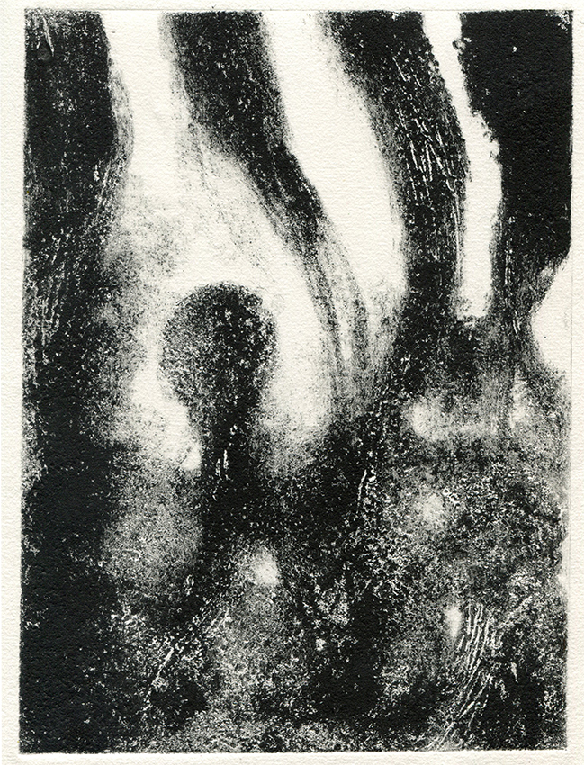 Ondines (2023) - 18x24 cm - carborundum