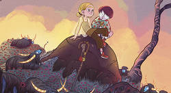 Enfants et boucs - Camille Delangue-illustrateur jeunesse