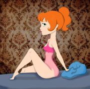 La pin-up en rose
