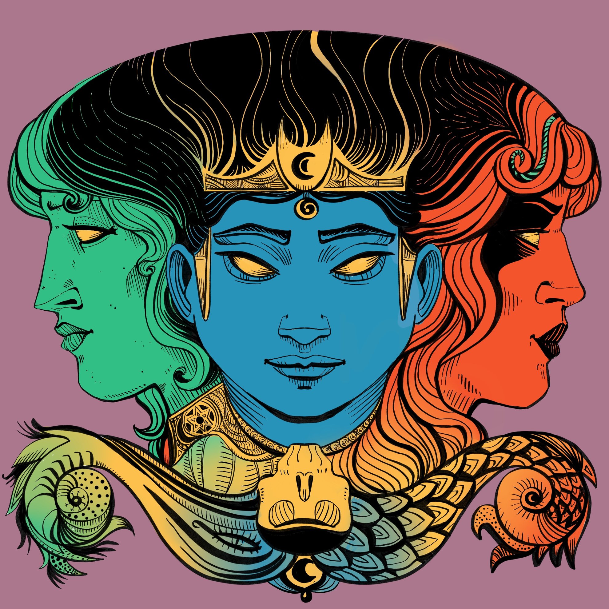 Goddesses colour version